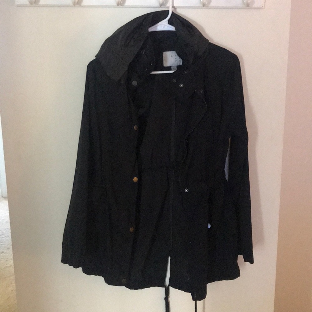 Black target fashionable jacket.